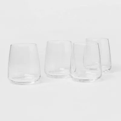 New - 4pk Simsbury Stemless Wine Glasses - Threshold