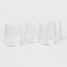 New - 4pk Simsbury Stemless Wine Glasses - Threshold