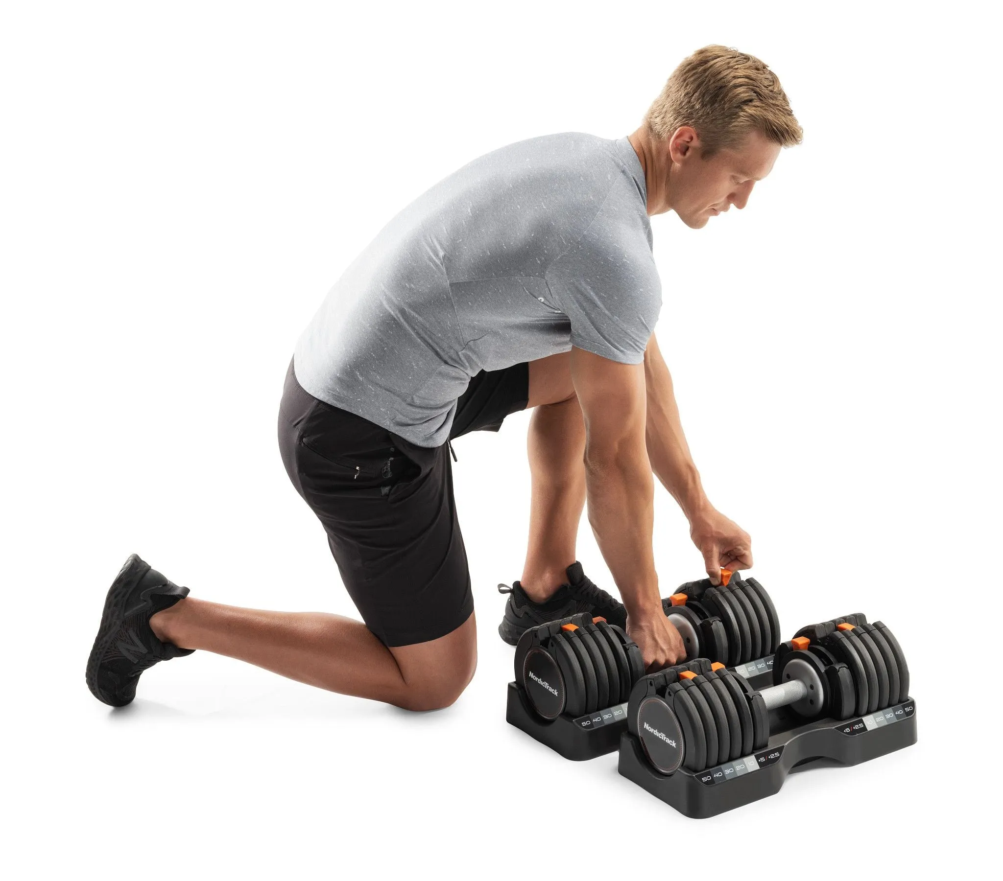 NordicTrack® 55 lb. Select-a-Weight Dumbbell Pair