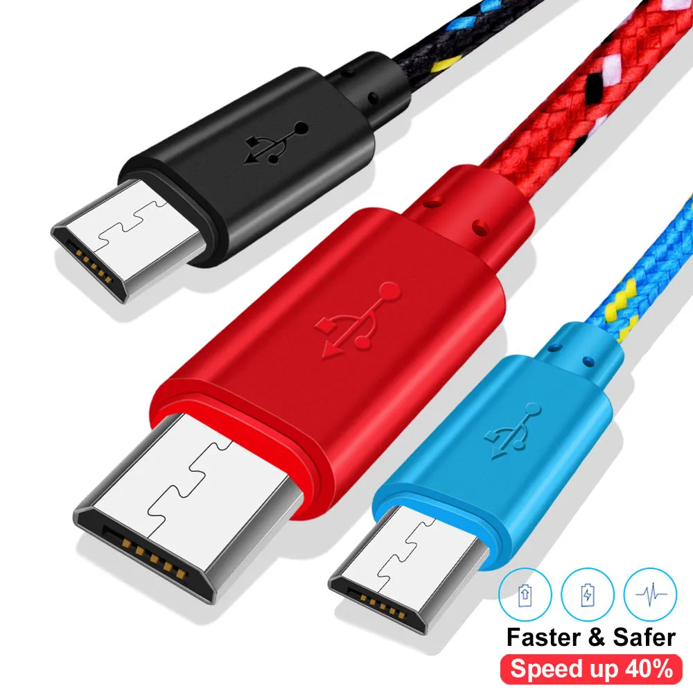 OLAF Fast Charging & Data Transfer Micro USB Cable for Samsung, Xiaomi, Huawei and more