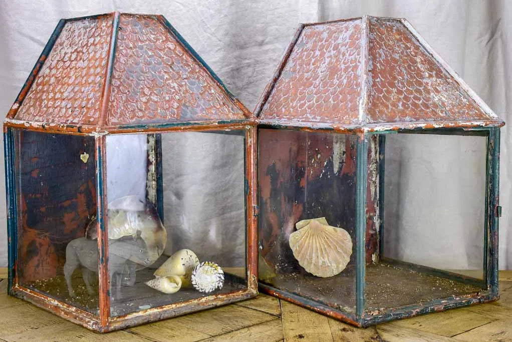 Pair of 1930's French garden lanterns