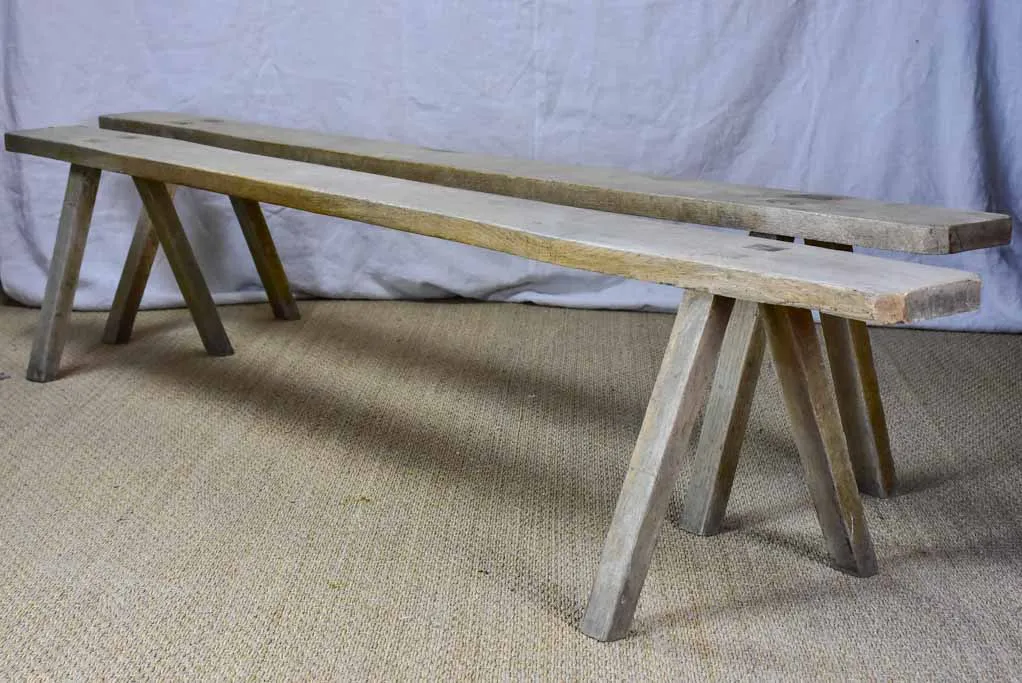 Pair of early 19th Century farm benches