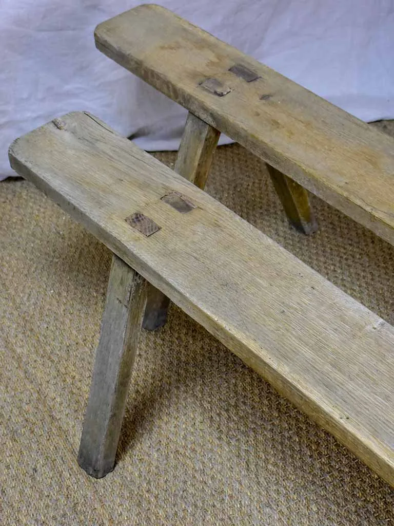 Pair of early 19th Century farm benches