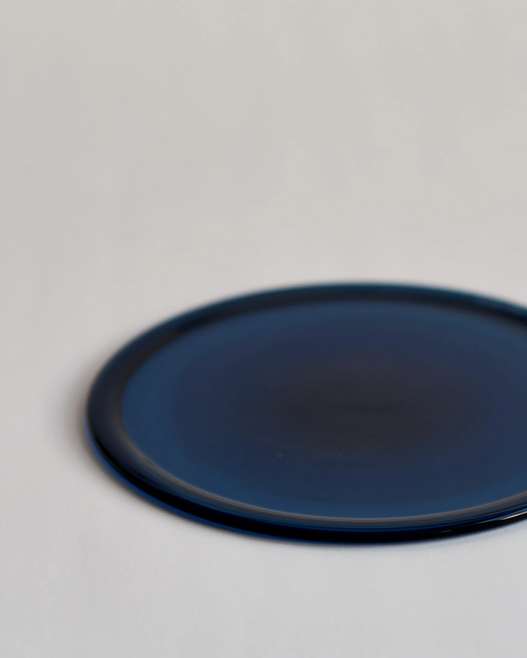 Reclaimed Blue Folded Rim Plate (OUT OF STOCK)