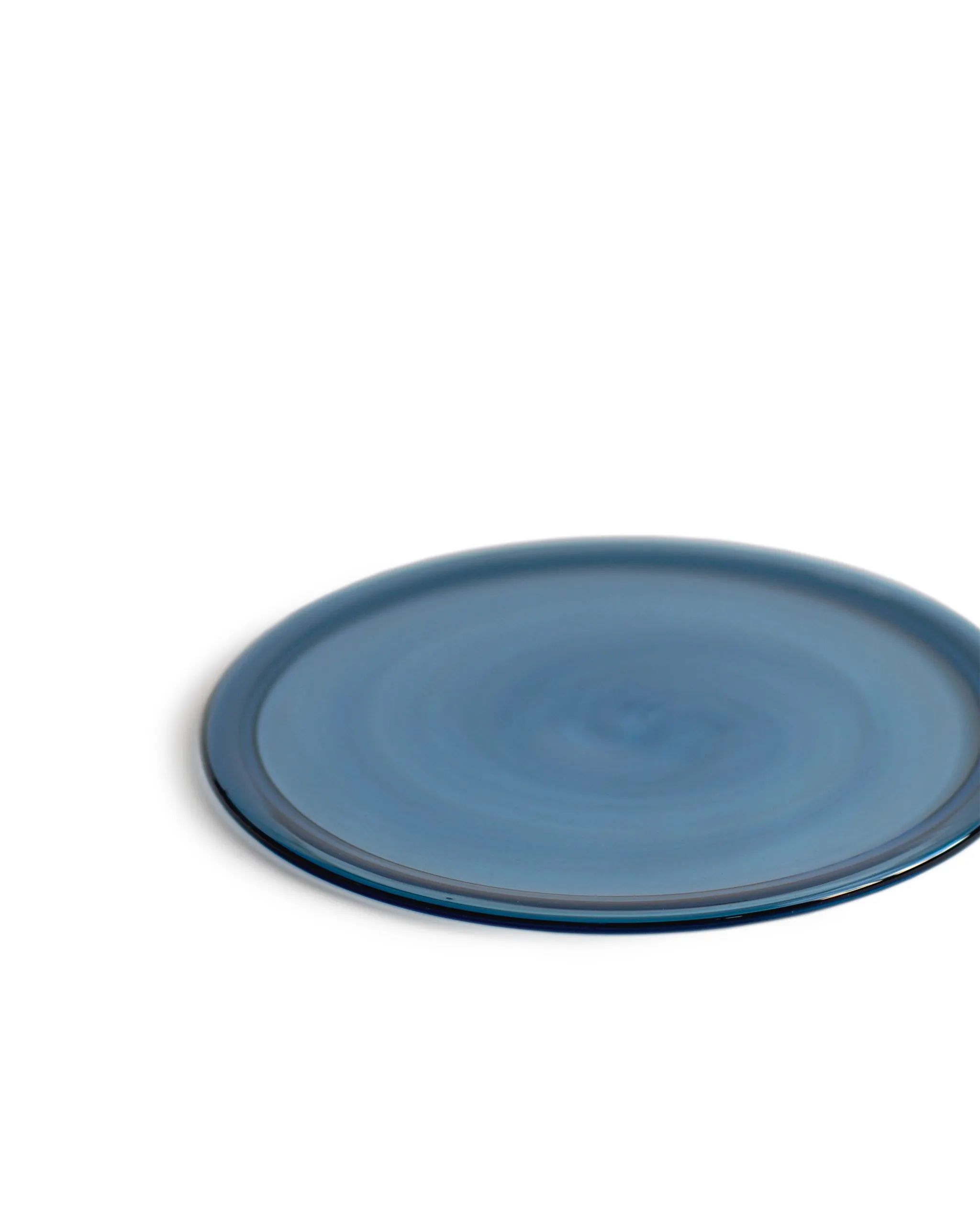 Reclaimed Blue Folded Rim Plate (OUT OF STOCK)