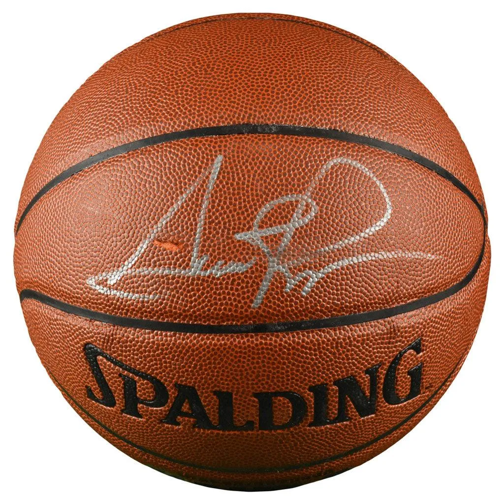 Scottie Pippen Signed Silver Ink NBA Indoor/Outdoor Basketball (JSA)