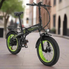 Senada Drifter 48V/12Ah 750W Folding Fat Tire Electric Bike