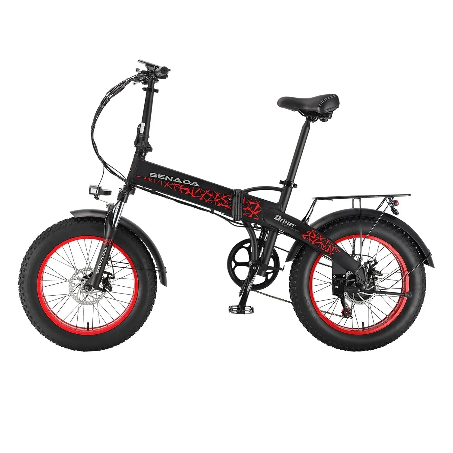 Senada Drifter 48V/12Ah 750W Folding Fat Tire Electric Bike