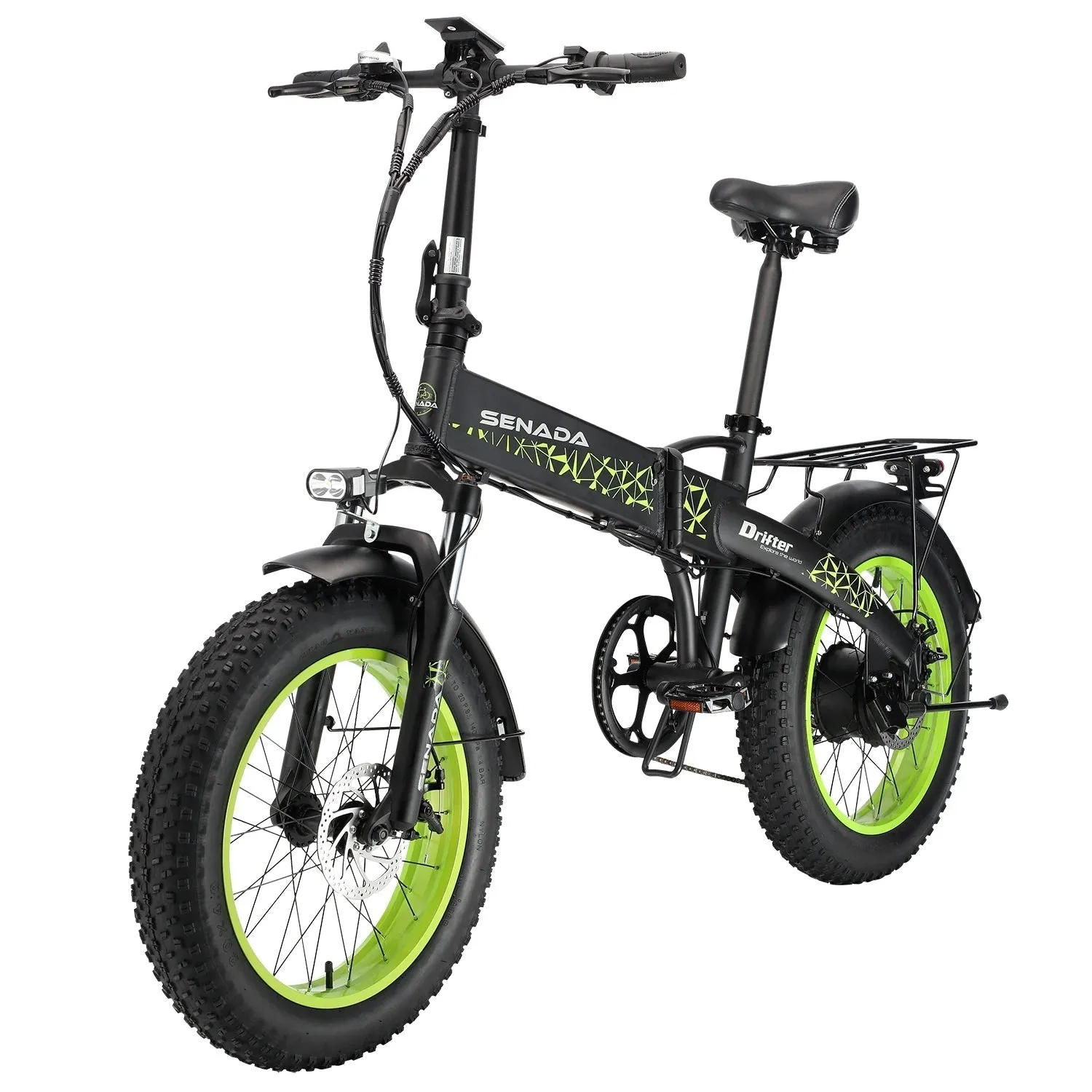 Senada Drifter 48V/12Ah 750W Folding Fat Tire Electric Bike