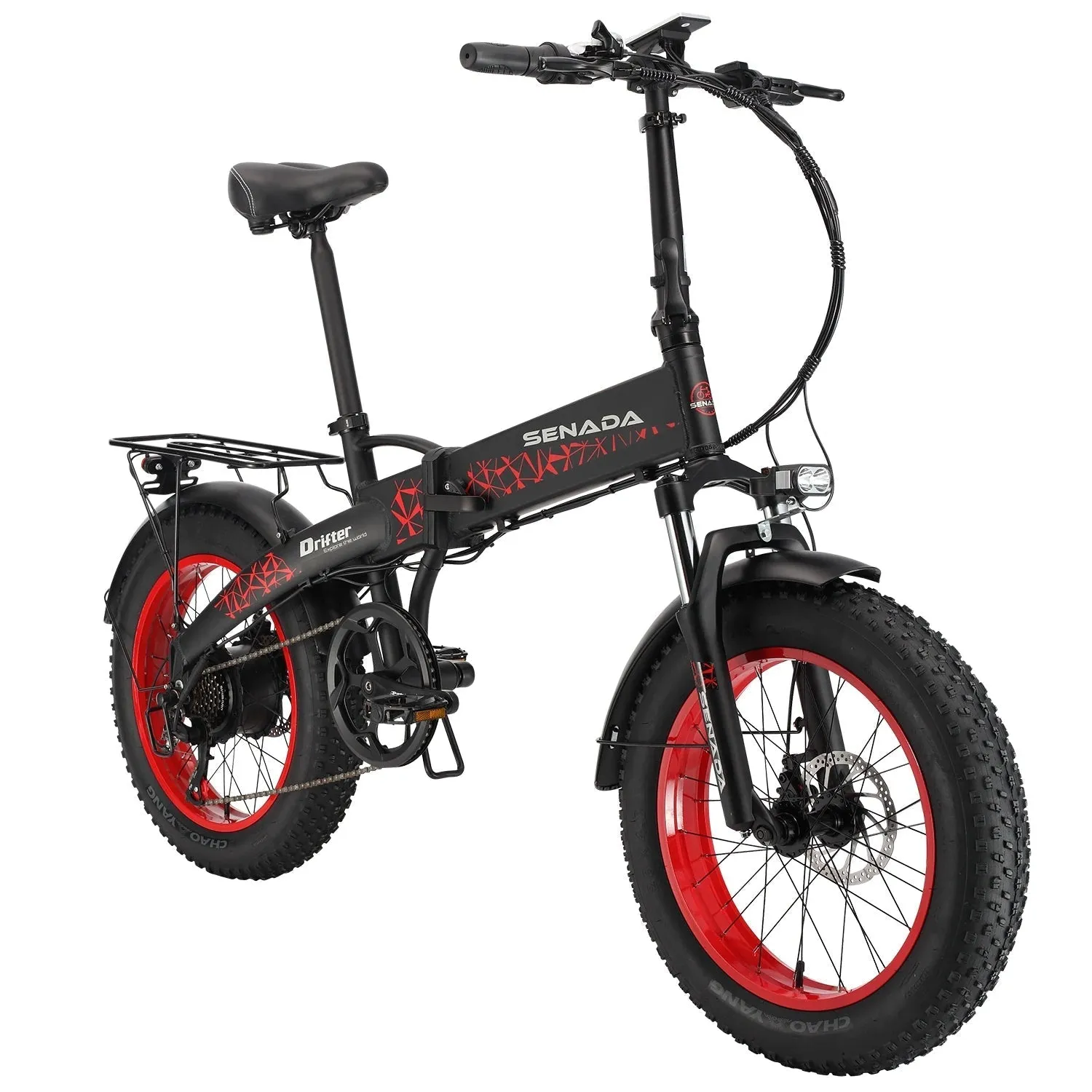 Senada Drifter 48V/12Ah 750W Folding Fat Tire Electric Bike