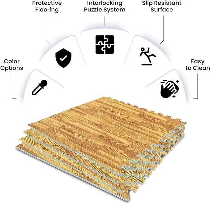 SG TRADERS™ 2CM PREMIUM EVA FOAM MATS FOR GYM