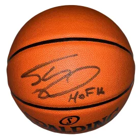 Shaquille O'Neal Signed HOF '16 Black Ink Spalding NBA Silver Series Basketball (JSA)