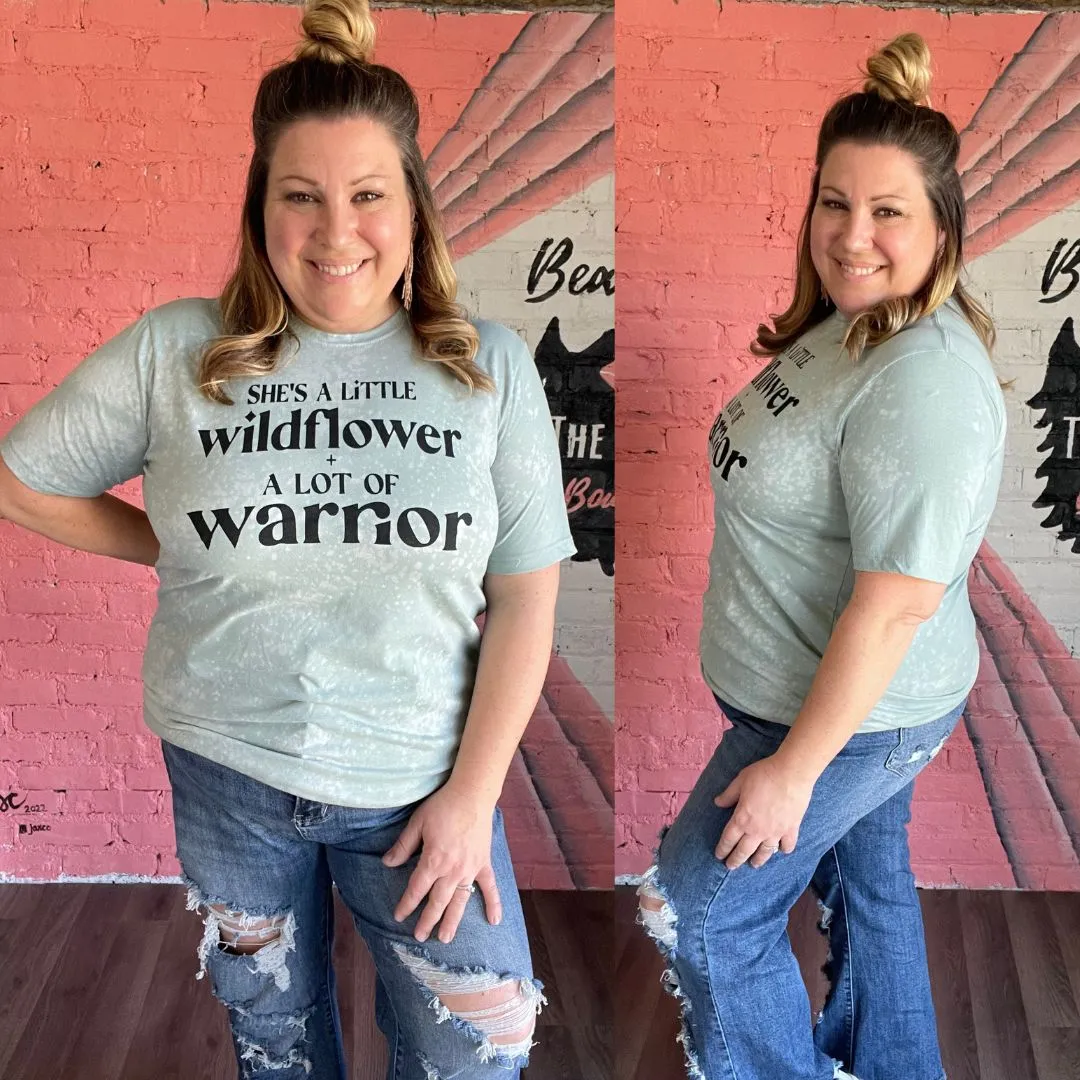 She's a Little Wildflower & a Little Warrior Tee