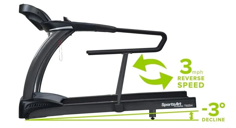 SportsArt America T655MS Medical Rehabilitation Treadmill for Physical Therapy