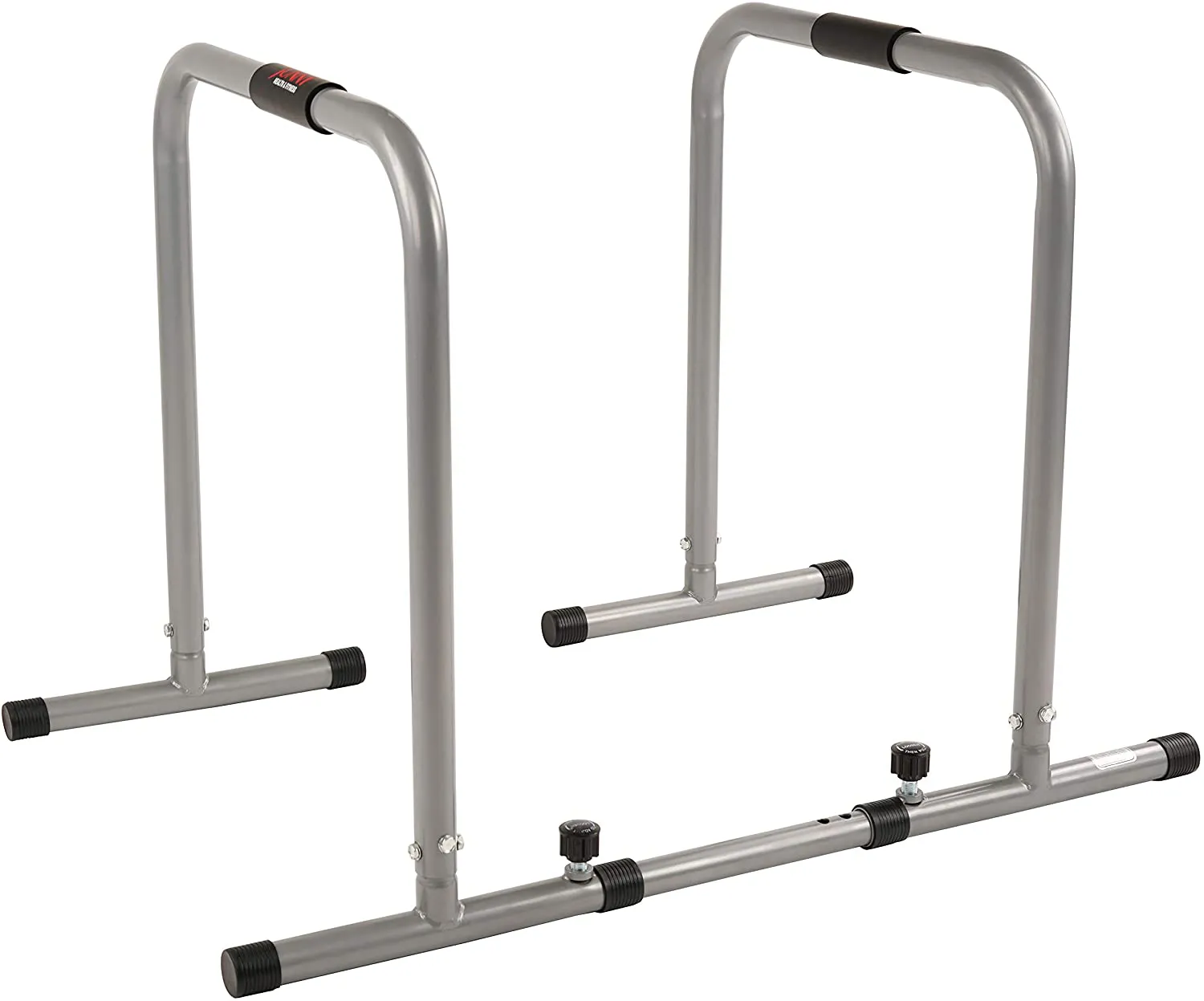 Sunny Health & Fitness SF-BH6507 Dip Station Body Press Parallel Bar with Adjustable Length and Foam Grips