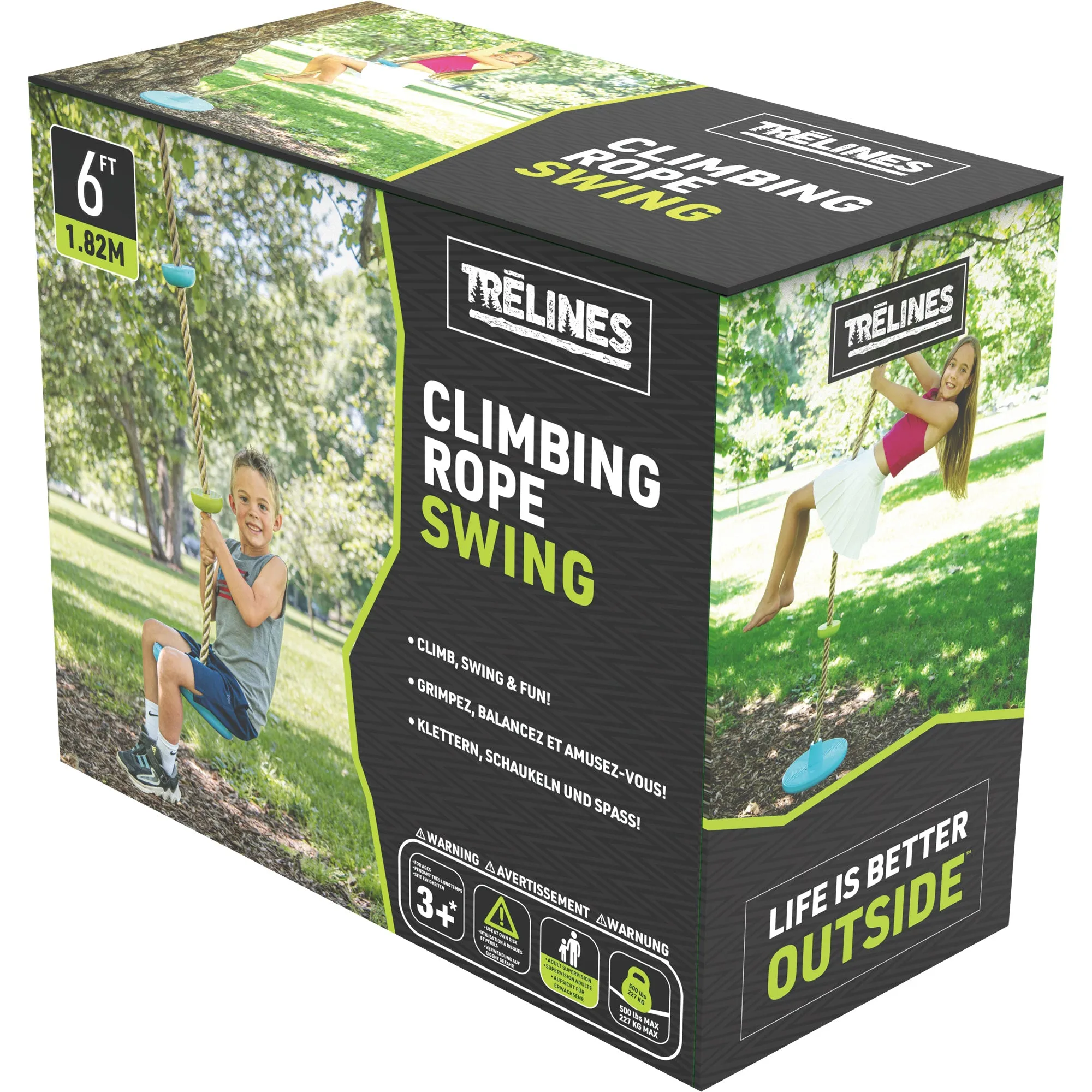 TRELINES Climbing Rope Swing 6ft.