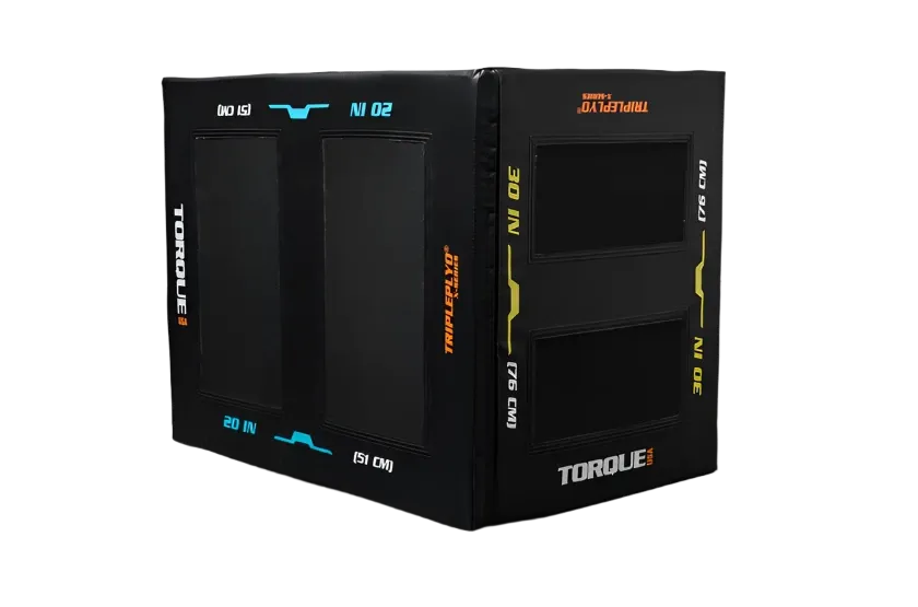 TRIPLEPLYO® 20-24-30 Foam Plyo Box (Torque Fitness)